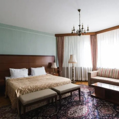 Президент-Отель 4* Номер Делюкс с двуспальной кроватью фото 10