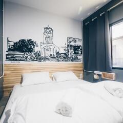 Bed Hostel Номер Делюкс двуспальная кровать