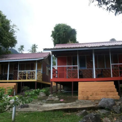 Отель Seaside Chalet балкон