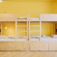 HomePlus Hostel Кровать в общем номере с двухъярусной кроватью фото 2