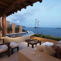 Отель Cala de Mar Resort & Spa Ixtapa 5* Люкс повышенной комфортности с различными типами кроватей фото 2