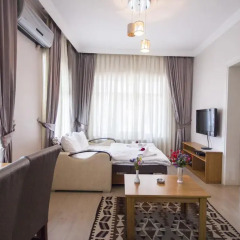 Апартаменты Feyza Apartments Студия Делюкс с различными типами кроватей фото 6