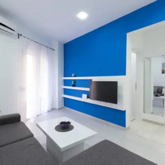 Отель Blue Wave Place Thessaloniki Апартаменты с различными типами кроватей фото 9