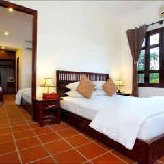 Отель Hoi An Riverside Resort & Spa 4* Семейный люкс с 2 отдельными кроватями фото 3