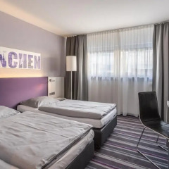 Rilano 24/7 Hotel München 3* Номер Комфорт разные типы кроватей фото 4