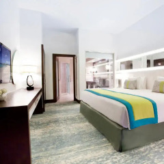 JA Ocean View Hotel 5* Стандартный семейный номер с различными типами кроватей фото 2