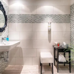 Отель Leonardo Inn Airport Hamburg Гамбург ванная