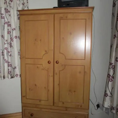 Отель Gorteen Farmhouse Bed and Breakfast сейф в номере