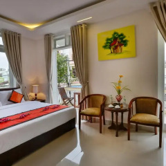 Отель Han Huyen Homestay 2* Номер Делюкс с различными типами кроватей фото 6