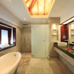 Отель Hilton Moorea Lagoon Resort and Spa 5* Бунгало с различными типами кроватей фото 6