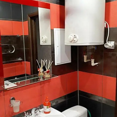 Гостиница Flat at the city center ванная