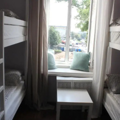 Hostel DomZhur Кровать в общем номере двухъярусные кровати фото 3