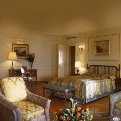 Отель Beau-Rivage Palace 5* Улучшенный номер с различными типами кроватей фото 5