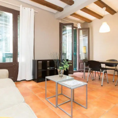 Апартаменты Ainb Raval Hospital Apartments Барселона комната для гостей фото 5