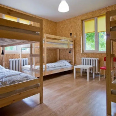 Гостиница Home Dlya Tebya Кровать в женском общем номере с двухъярусной кроватью фото 3