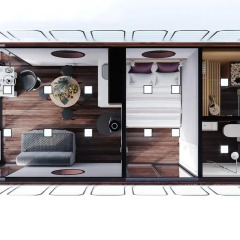Отель Houseboat Jyväskylä Ювяскюля интерьер отеля