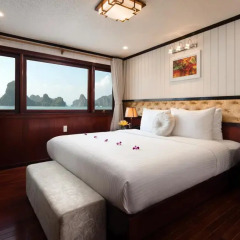 Отель Halong Silversea Cruise 3* Номер Делюкс с различными типами кроватей фото 2