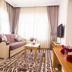 Апартаменты Feyza Apartments Студия Делюкс с различными типами кроватей фото 23