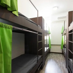 City Hostel Кровать в общем номере двухъярусные кровати фото 3