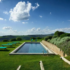 Отель B&B Palazzolo La Foce Кьянчиано Терме бассейн