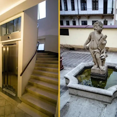 Апартаменты Champaigne Studio Not Just For Two Прага балкон