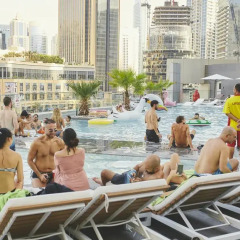 Отель Intercontinental Dubai Marina фитнесс-зал