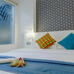 Отель Velana Beach 3* Номер Делюкс с различными типами кроватей фото 4