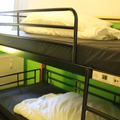 Отель Backpackers Düsseldorf Стандартный номер с 2 отдельными кроватями (общая ванная комната) фото 3