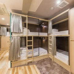 EAST57 ASAKUSABASHI - Hostel Кровать в женском общем номере с двухъярусной кроватью фото 12