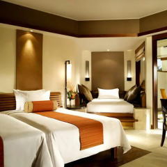 Отель Grand Hyatt Bali 5* Улучшенный номер с различными типами кроватей фото 2