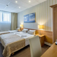 Отель Vilnius City 3* Стандартный семейный номер с двуспальной кроватью фото 4