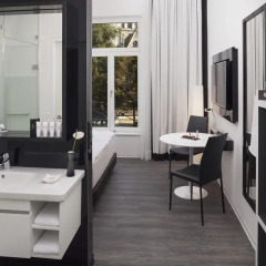 Отель INNSIDE by Meliá Leipzig 4* Стандартный номер с различными типами кроватей фото 3