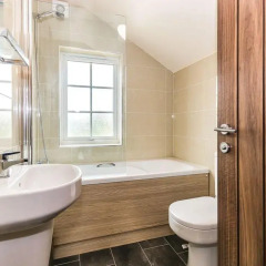 Отель Rudyard Lake Lodges ванная