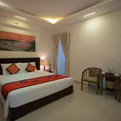 Отель Han Huyen Homestay 2* Улучшенный номер с различными типами кроватей фото 4