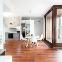 Отель Apartment4you Select Kolejowa Студия с различными типами кроватей фото 24