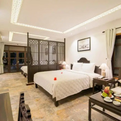 Отель Hoi An Ancient House Resort And Spa 4* Стандартный семейный номер с различными типами кроватей фото 6