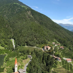 Отель Appartementhaus Am Waalweg Горнолыжный курорт Ортлер приотельная территория