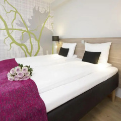 Отель Scandic Elgstua 4* Улучшенный номер с различными типами кроватей фото 5