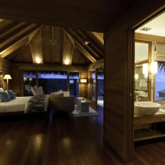 Отель Conrad Maldives Rangali Island 5* Улучшенная вилла с различными типами кроватей фото 3