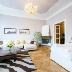 Апартаменты Wenceslas Square Apartment комната для гостей фото 5