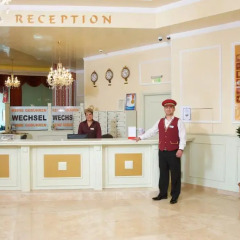 Отель Mena Palace Hotel - Все включено Болгария, Солнечный берег - 2 отзыва об отеле, цены и фото номеров - забронировать отель Mena Palace Hotel - Все включено онлайн интерьер отеля фото 3