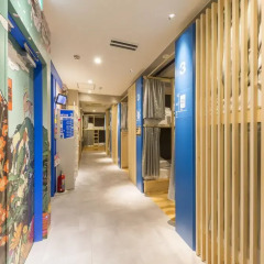 EAST57 ASAKUSABASHI - Hostel Кровать в мужском общем номере с двухъярусной кроватью фото 5
