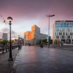 Отель Hilton Liverpool City Centre Великобритания, Ливерпуль - отзывы, цены и фото номеров - забронировать отель Hilton Liverpool City Centre онлайн приотельная территория фото 2