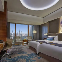 Shangri-La Hotel, Tianjin 5* Номер Делюкс с различными типами кроватей фото 2