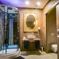 Отель Ramka Restaurant & Wine Bar Польша, Познань - отзывы, цены и фото номеров - забронировать отель Ramka Restaurant & Wine Bar онлайн ванная
