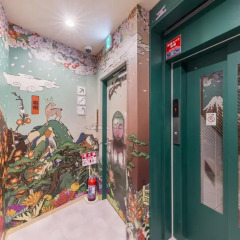 EAST57 ASAKUSABASHI - Hostel Кровать в женском общем номере с двухъярусной кроватью фото 5