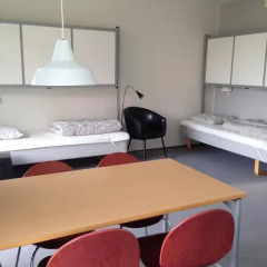 Отель Danhostel Kolding 3* Стандартный семейный номер с разными типами кроватей фото 5