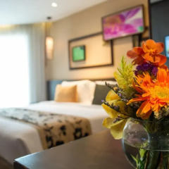 Отель A-One Pattaya Beach Resort 4* Номер Делюкс с различными типами кроватей фото 15