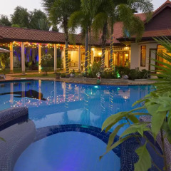 Отель Relaxing Palm Pool Villa 3* Вилла Делюкс с различными типами кроватей фото 29