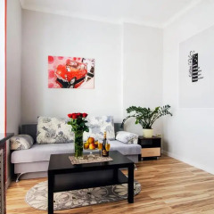 Отель Kvartira Lux Kirava 1 Минск комната для гостей фото 4